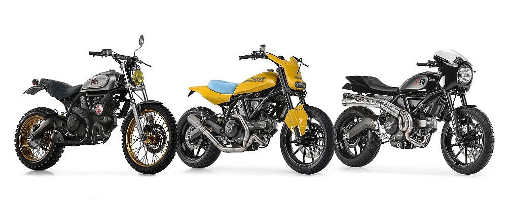 First Ducati Scrambler customs unveiled