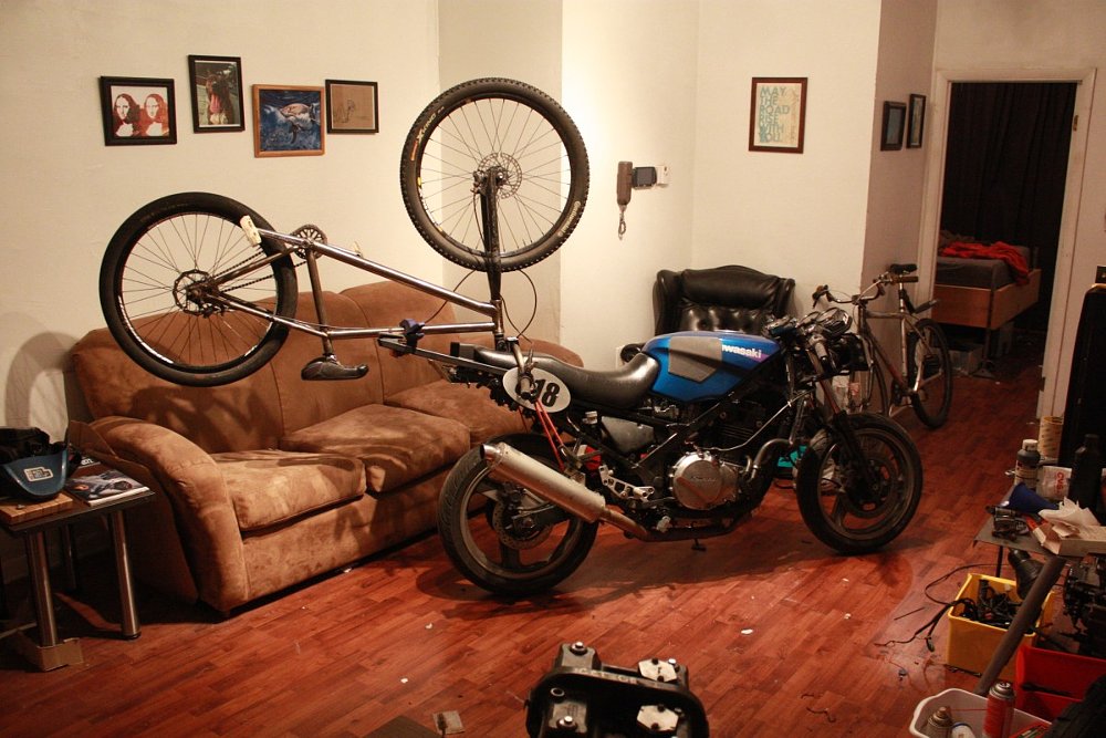 bike on bike