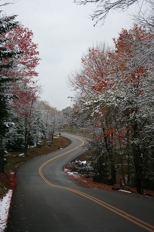 winter road