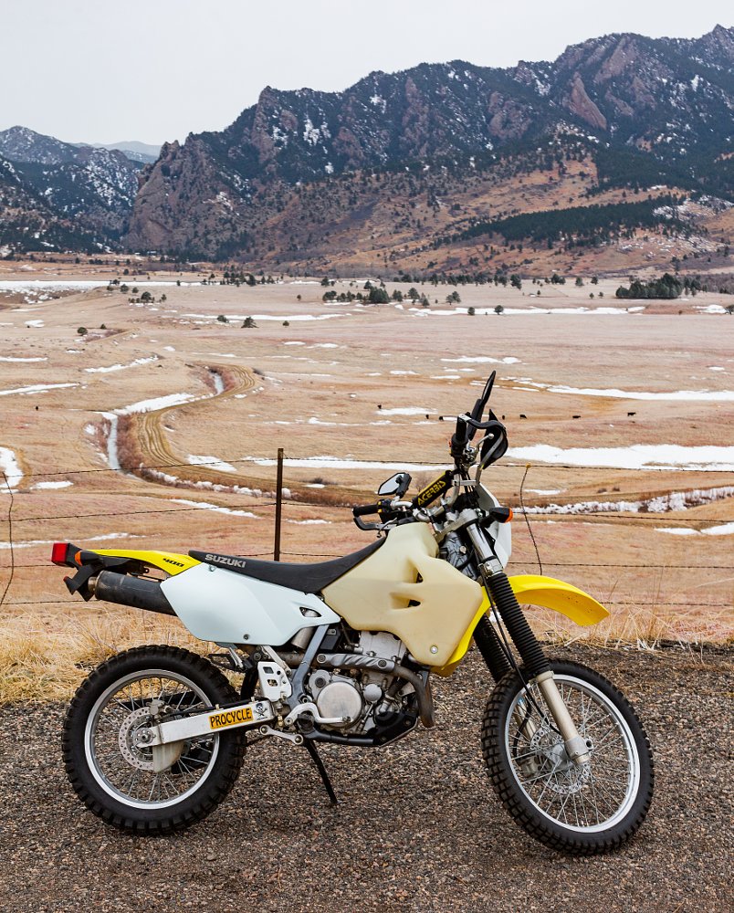 Suzuki DR-Z400S in the back country
