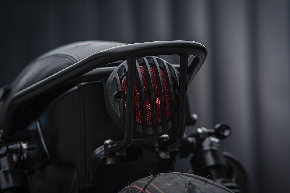 close up of tail light