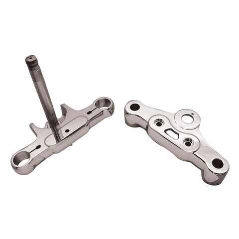 V-Twin Mfg. Deuce Style Triple Tree Set For Harley FXSTD 2000-2007