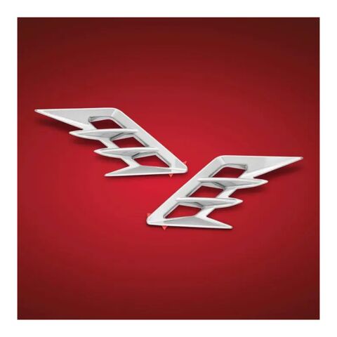 Show Chrome Front Fender Vent Accents Honda Gold Wing 2018-2026
